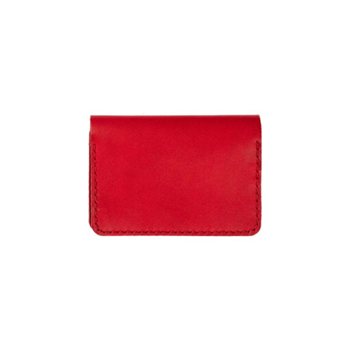 Zuriell-bifold-portofel-personalizat-piele-rosu-cusut-manual-slim-minimalist-buzunar-buletin